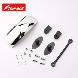 摩托车超广角后视镜大视野通用全视角盲区全景倒车镜180度反光镜