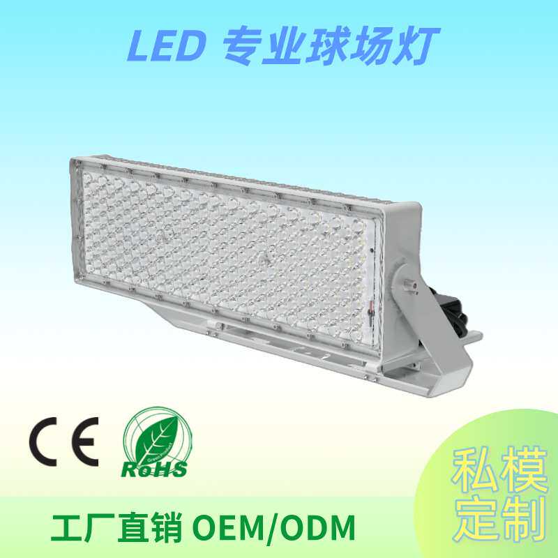 LED球场灯投光灯户外led球场灯体育馆照明路灯厂家直供支架固定