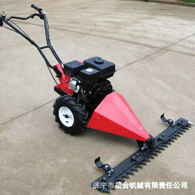 小型手推式 割草机 小型农用汽油剪刀式除草机 柴油电启动除草机