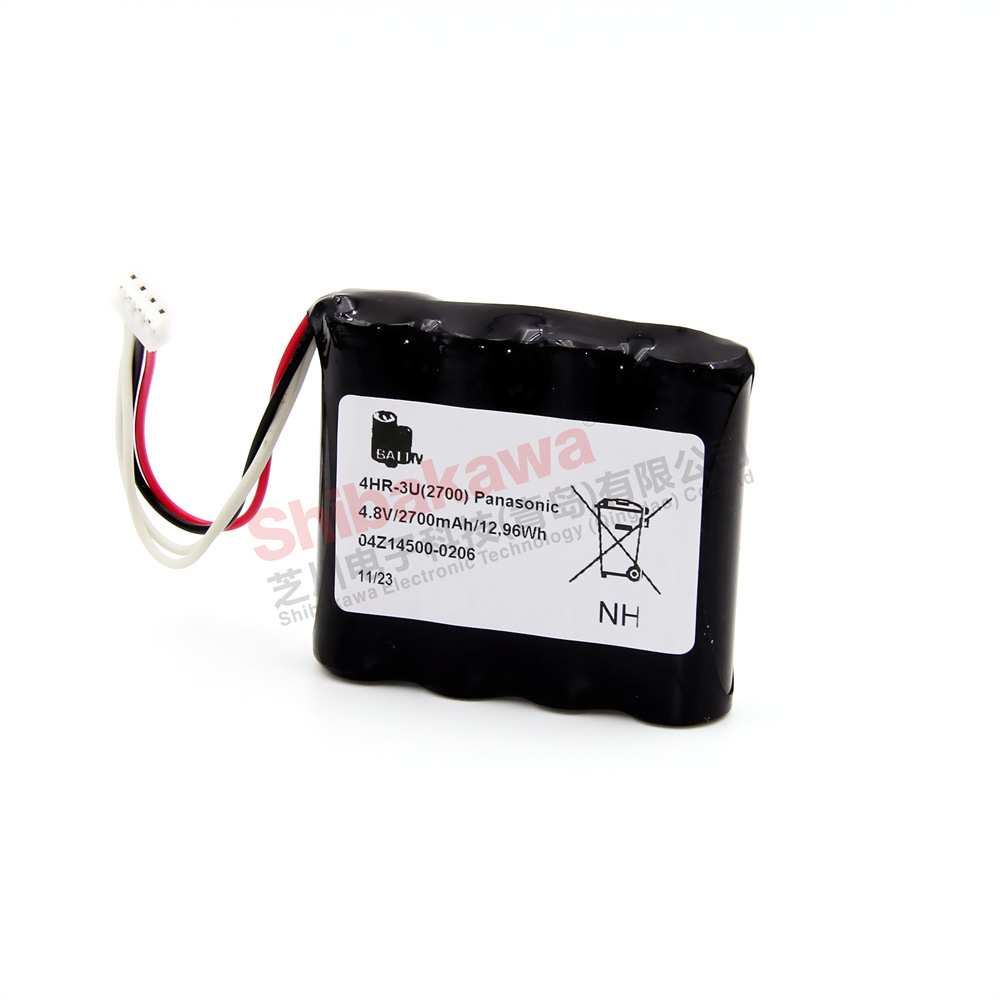 4HR-3U 4.8V 2700mAh 设备仪器用 充电 电池 04Z14500-0206