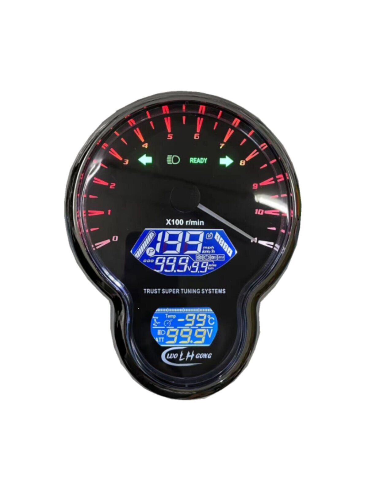 小龟仪表指针战速鬼火龟五60v电动车改装72v-120v显示屏