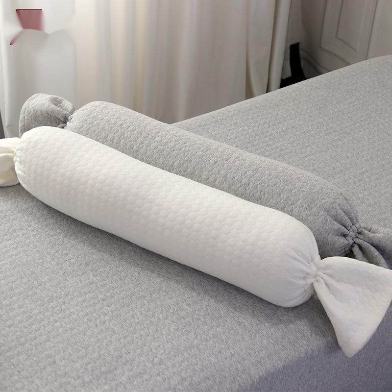 院床用舒适糖果枕脚枕套可拆洗按摩枕颈椎枕垫腰枕送枕芯