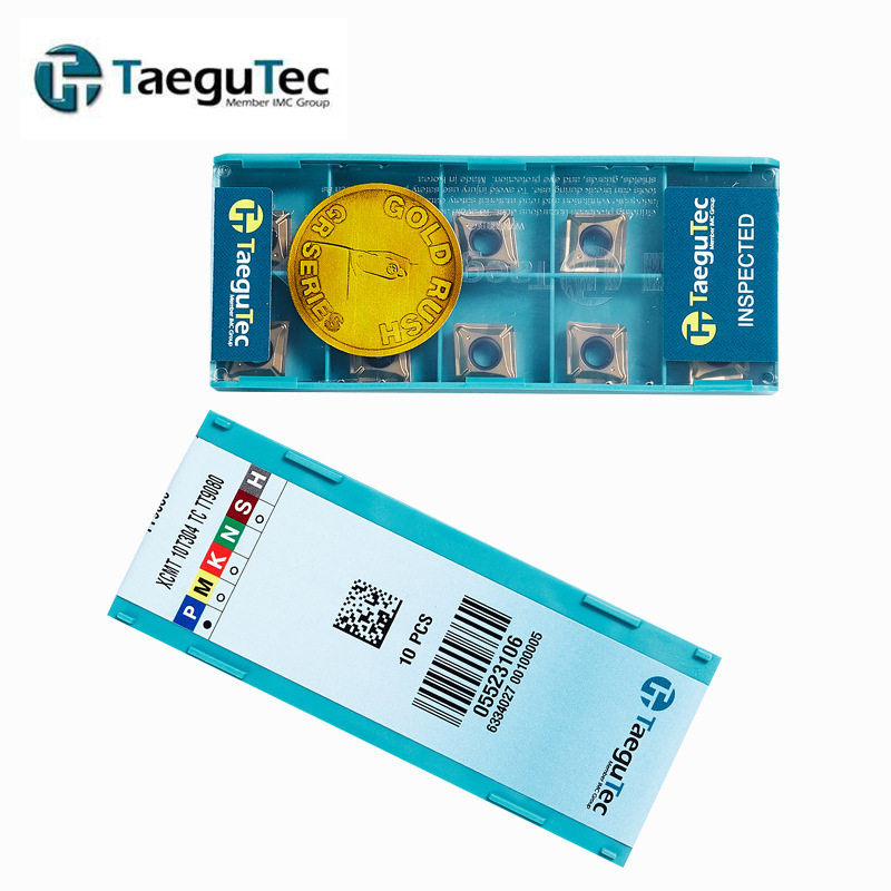 韩国特固克TaeguTec数控刀片XCMT 10T304 TC TT9080镗孔钻削车削图片
