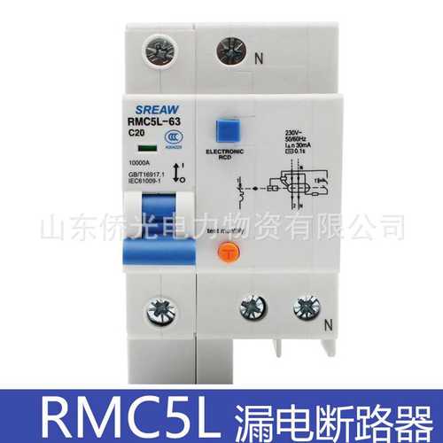 上海人民上联漏电断路器RMC5L-63 1P2P3P+N4P6A20A32A40A63A