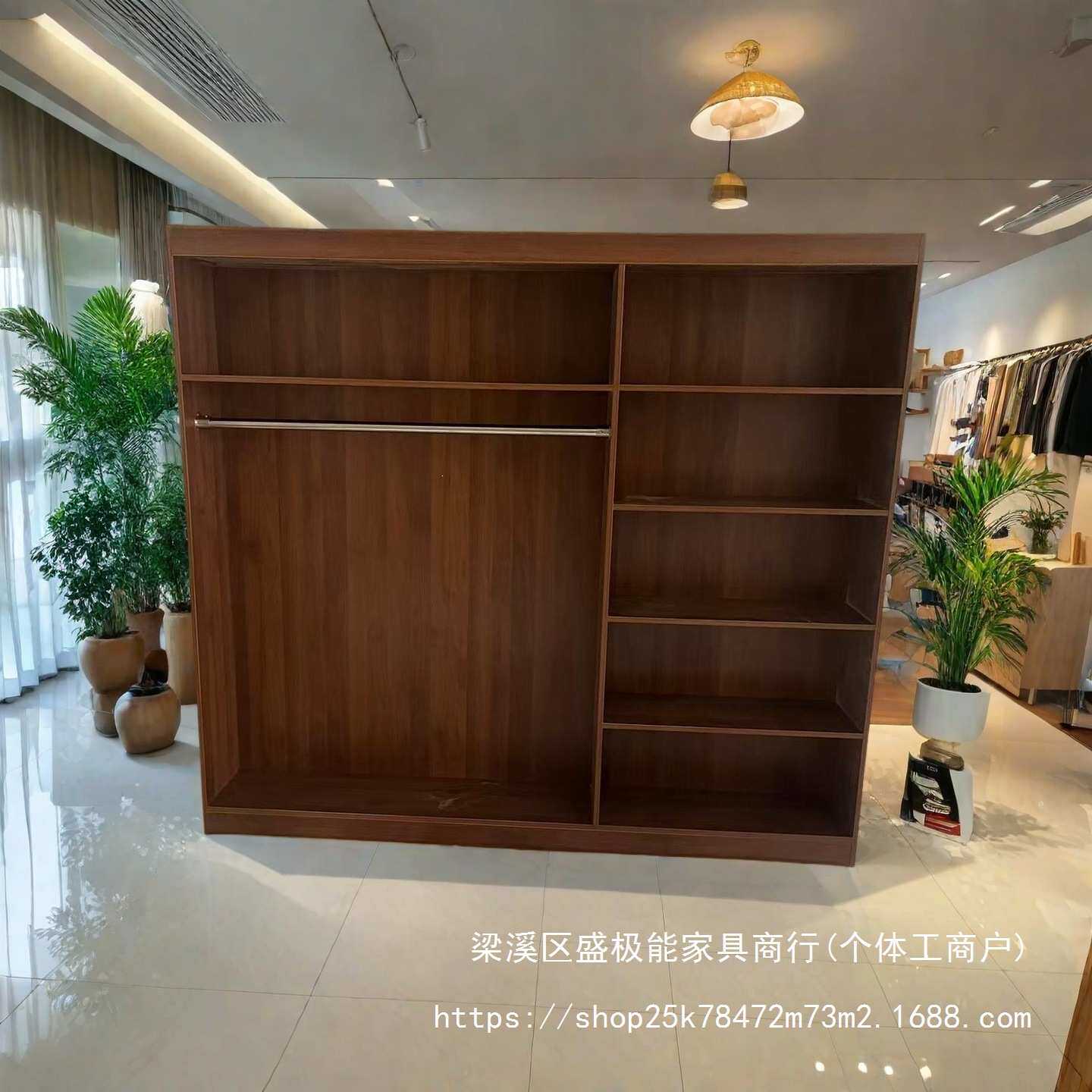 服装店童装女装衣柜鞋帽包包展示柜鞋挂衣服柜子女装店陈列柜