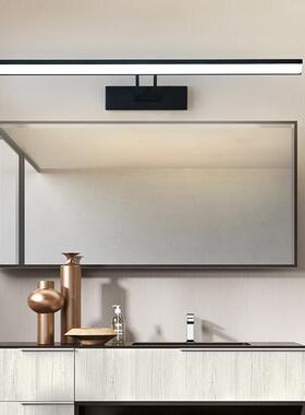 镜前灯led 浴室卫生间灯具镜柜镜画灯壁射灯黑色化妆灯具厂家