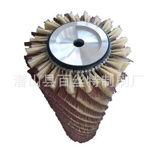 百丝特制刷专业生产曲面棕铝刷剑麻扫砂光刷抛光刷毛刷辊厂家