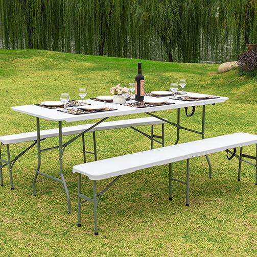 Z180-5折叠餐桌椅户外展会折叠长桌会议桌便携式户外折叠桌子