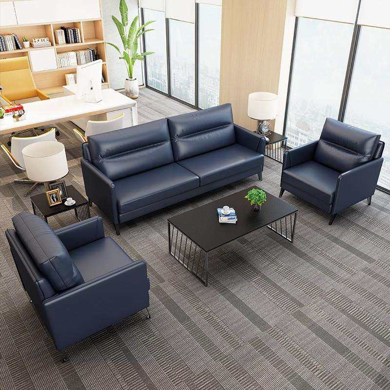简约现代办公沙发小户型办公室沙发茶几组合商务会客三人皮艺沙发,商业/办公家具,沙发,淘宝优惠券,粉丝福利购,淘宝优惠卷