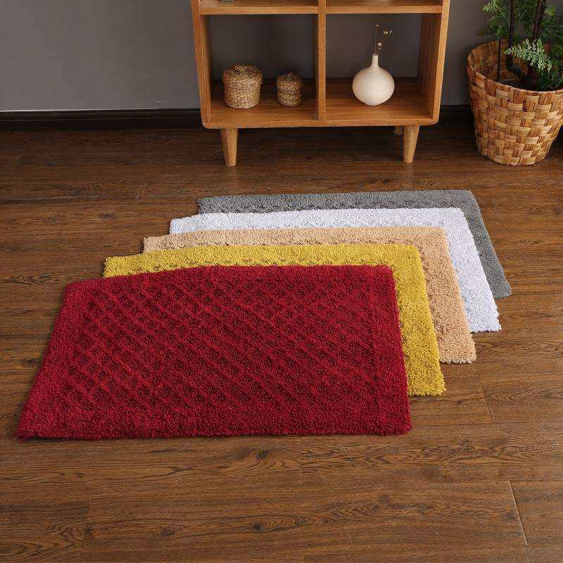 盛太乐居棉制小网格家用厨房吸油地垫浴室门垫吸水床边柔软脚垫,居家布艺,家用脚垫,淘宝优惠券,粉丝福利购,淘宝优惠卷