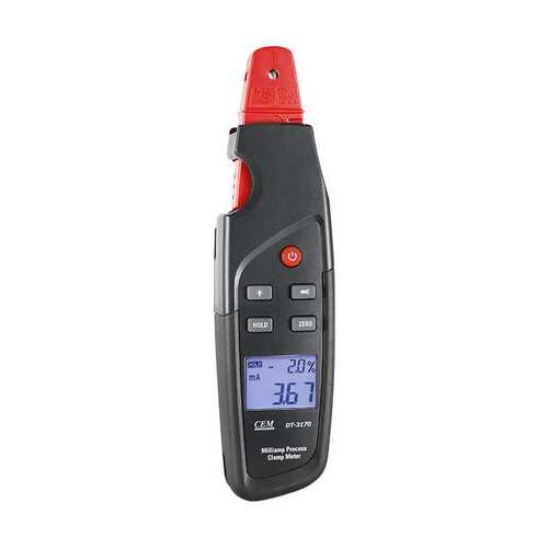 CEM华盛昌DT-3170高精度毫安工控钳形表真有效值电流表智能数显表