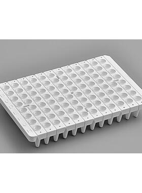 0.2ml白色PCR半裙边96孔板 无酶盒装 15板/盒 10盒/箱 厂家直销