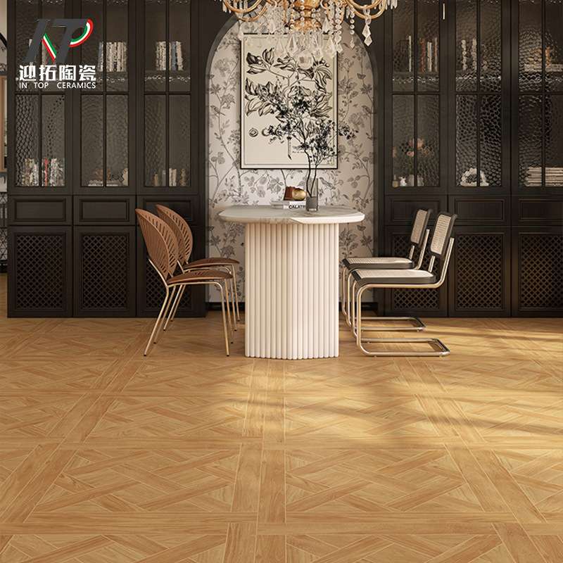 凡尔赛柔光木纹砖800x800复古拼花别墅客厅餐厅卧室地砖天鹅绒