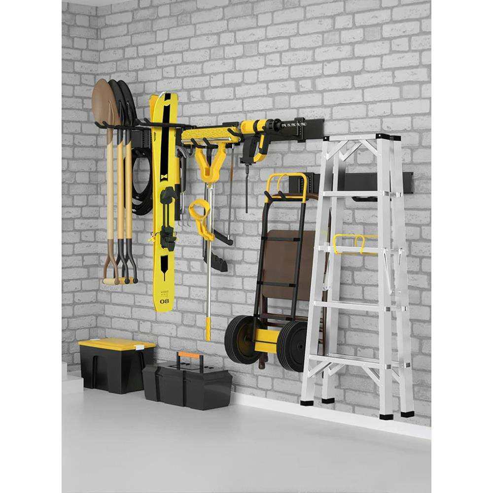 花园园艺工具壁挂支架收纳架农具摆放架扫把铁锹耙子整理架展示架,收纳整理,书桌收纳置物架,淘宝优惠券,粉丝福利购,淘宝优惠卷