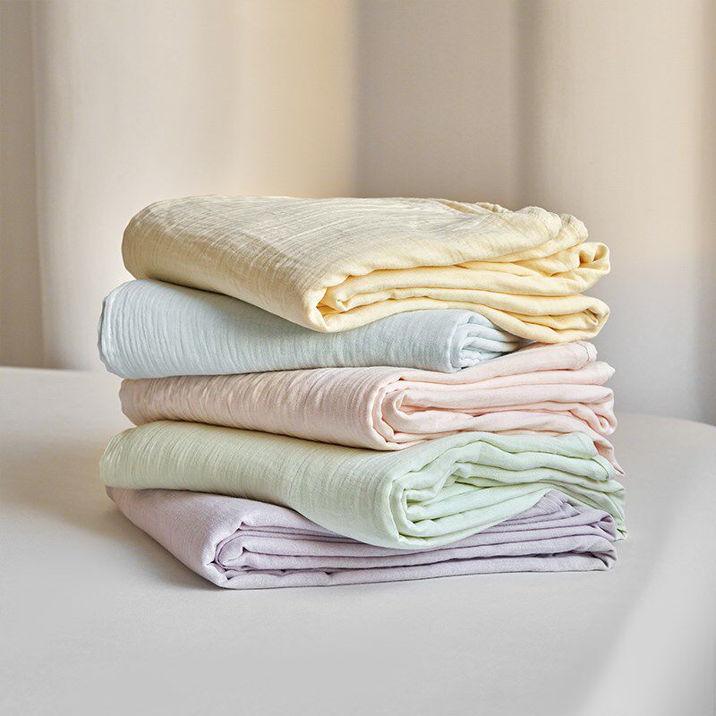 奶油风全棉双层皱皱纱床单单品1.8m 春季家用床垫保护罩床笠床罩,床上用品,床单,淘宝优惠券,粉丝福利购,淘宝优惠卷