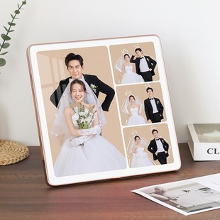 婚纱照相框定制 儿童宝宝照片 全家福大相框 打印洗照片 影楼相框