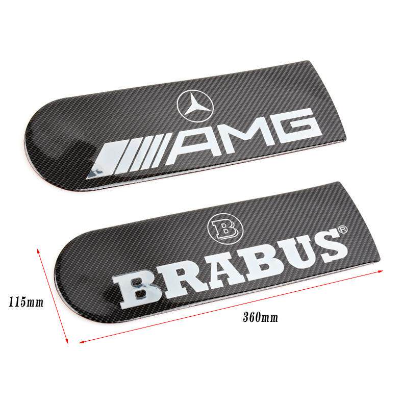 适用奔驰G级G350G500G55G65 碳纤维备胎罩车贴 AMG 巴博斯 装饰贴