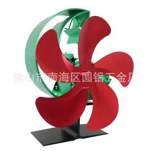 壁炉风扇燃木炉自发电热动力风扇煤油炉取暖扇大风力暖燃木壁炉