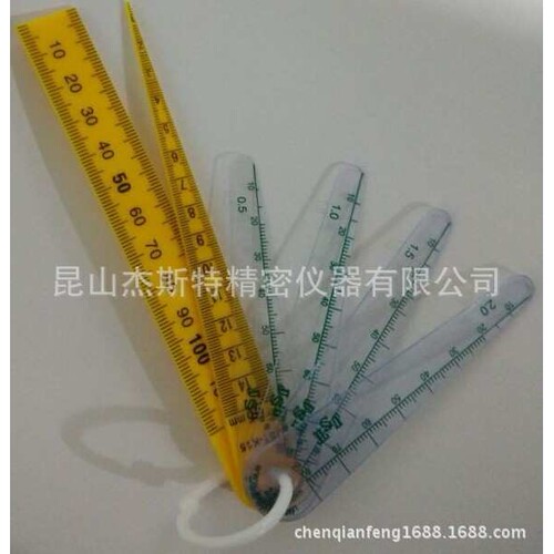 汽车工业塑料组合塞尺塑料锥形塞尺塑料塞尺 塑料直尺K15SC孔径尺