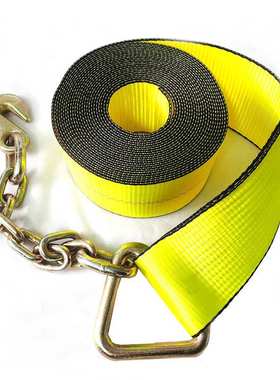 绍兴 绞盘带4“x35”户外工具耐用聚酯安全拖车带破断18000LB