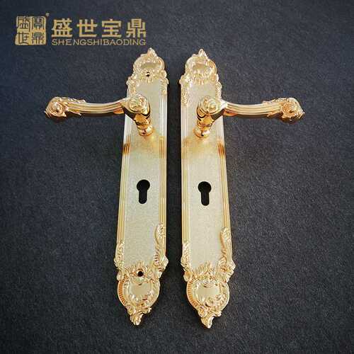 Brass lock厂家室内门铜锁执手锁具木门锁欧式GXL578-G7824K执