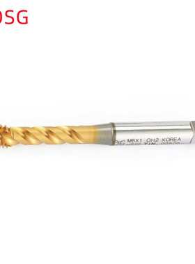 KOSG-M3X0.5/M4X0.7/M6X1/M10X1.5镀钛加硬含钴 销售 螺旋丝锥