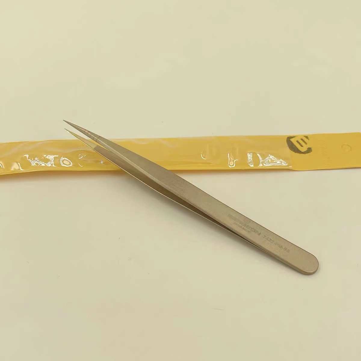 修表工具 瑞士原装 BERGEON 7422-PM-S5镊子 优质防磁铜挟子