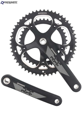 proweel浩盟521方孔牙盘曲柄130BCD53齿2×10速9速公路自行车牙盘