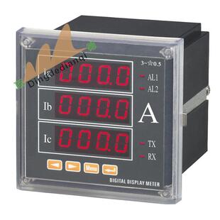 智能可编程三相交流电压表 数字电测表96*96开孔92*92 电工仪表