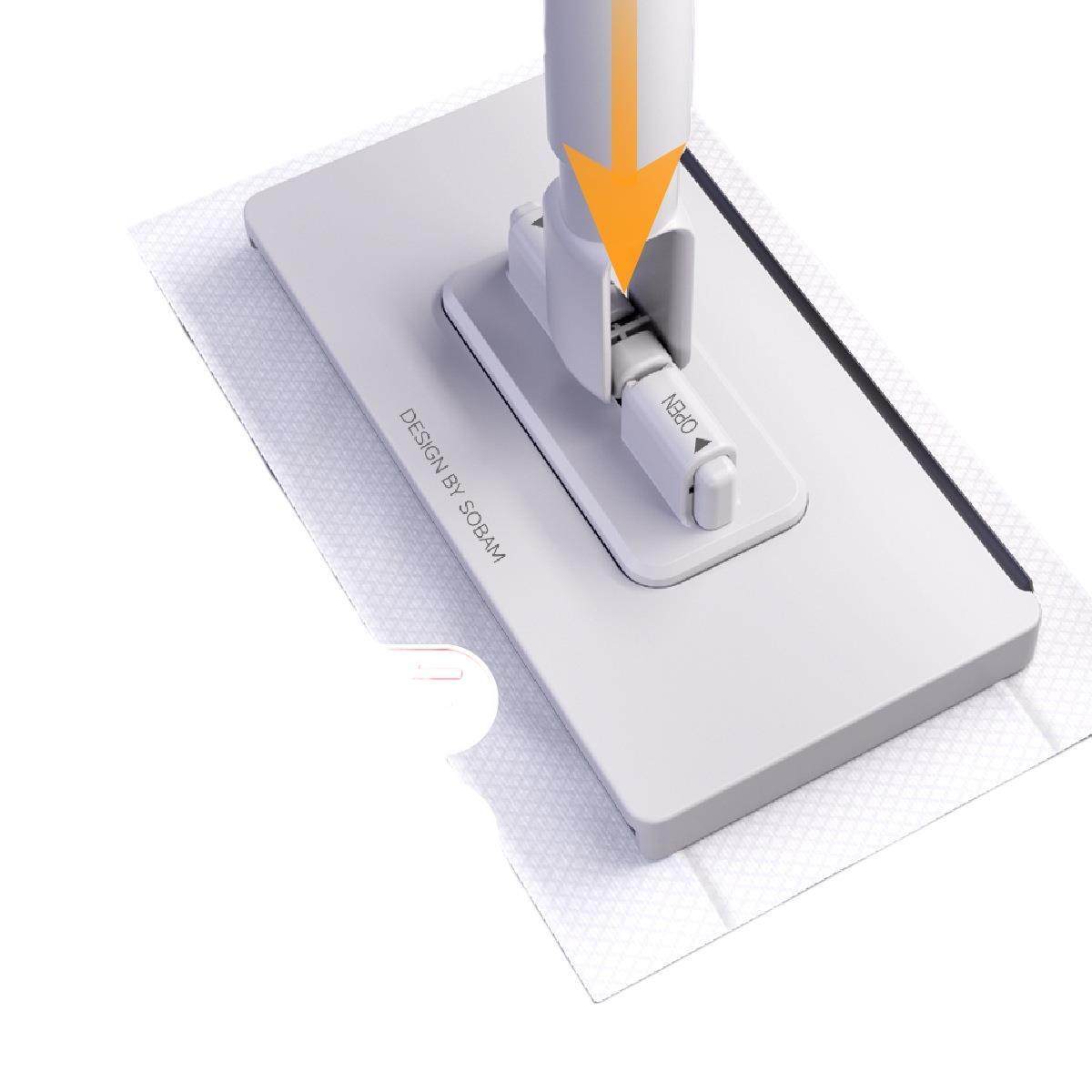 新款 洗脸巾小拖把懒人迷你拖把夹布洗面巾二次利用自动换纸地拖,模玩/动漫/周边/娃圈三坑/桌游,模型制作工具/辅料耗材,淘宝优惠券,粉丝福利购,淘宝优惠卷