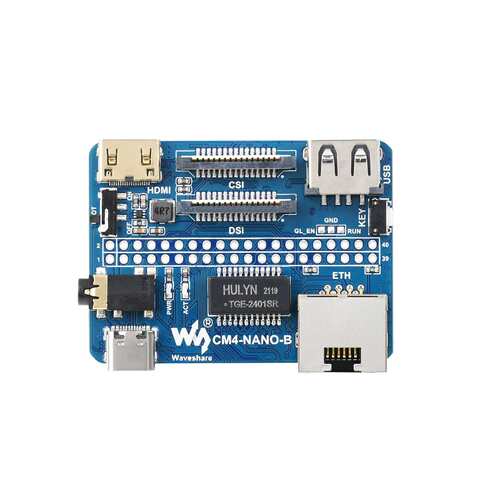 微雪 Compute Module 4 树莓派CM4你扩展板B型 HDMI 千兆网口