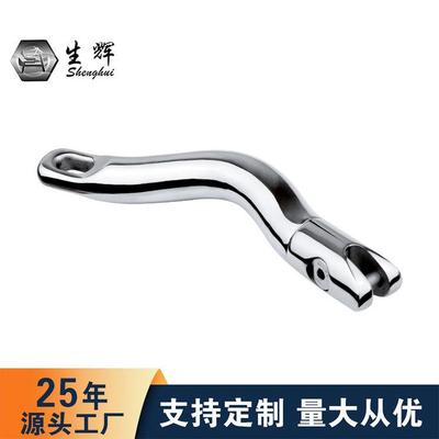 厂家现货 船用五金长锚连接器 曲棍锚链接器316不锈钢 游艇配件锚