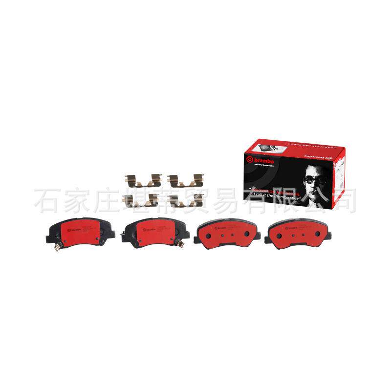 布雷博陶瓷刹车片制动器衬片P18025N适用北京现代瑞纳名瑞奕