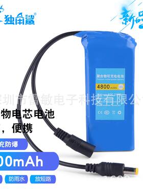 12V4800ma聚合物小尺寸便携式可充锂电池