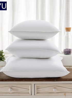 95白鹅绒抱枕芯羽绒靠枕芯靠垫芯纯鹅绒靠背芯沙发床头方枕506065