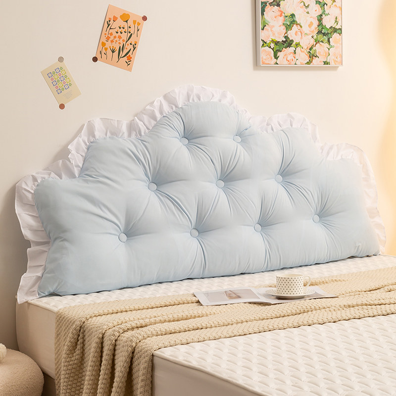 夏日限定 床上靠枕榻榻米无床头靠垫加高软包大靠背可固定拆洗,居家布艺,床头靠垫,淘宝优惠券,粉丝福利购,淘宝优惠卷