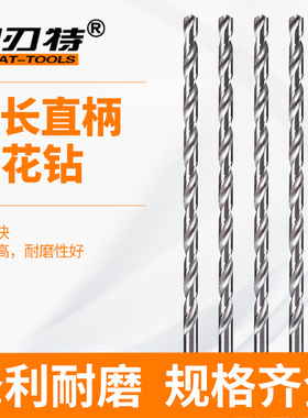 加长特长直柄麻花钻头打深孔专用11/12/12.5200/250/350/45600