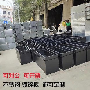 定制户外不锈钢花箱组合商业成品外摆隔断花架样品屋展示中心室外