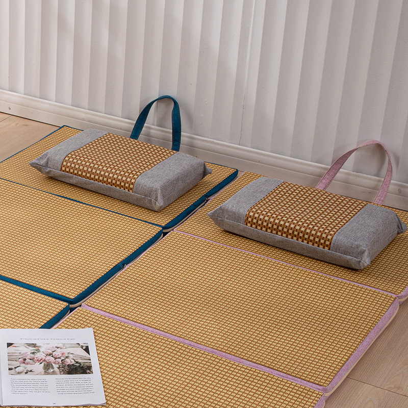 榻榻米垫子海绵枕头家用天然藤席面单人睡眠枕四季可用单人小枕头,床上用品,枕头/枕芯,淘宝优惠券,粉丝福利购,淘宝优惠卷