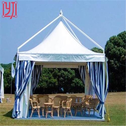 尖顶帐篷定制欧式户外活动尖顶篷房小型摆摊休闲喷绘锥顶篷房