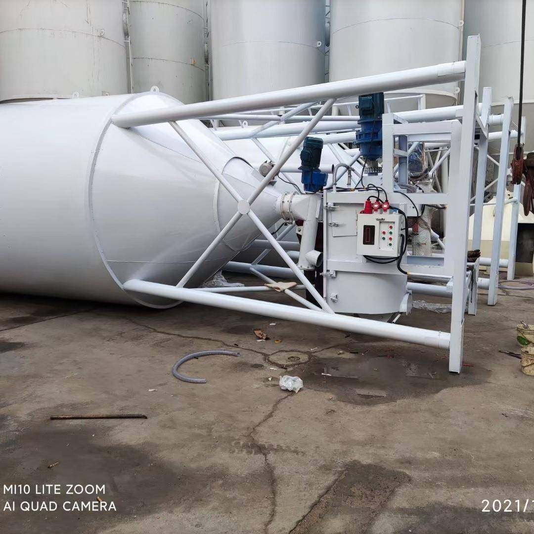 35吨立式砂浆罐搅拌一体机抹灰砂浆干粉预拌搅拌罐自动出料搅拌机