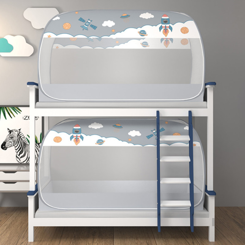 免安装蒙古包蚊帐学生宿舍上下床1.2m上铺0.9米单人可折叠三开门,床上用品,蚊帐,淘宝优惠券,粉丝福利购,淘宝优惠卷