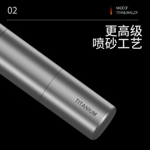 纯钛药盒可携式随身携带小药盒钛合金遮光密闭药瓶硝酸甘油钥匙扣