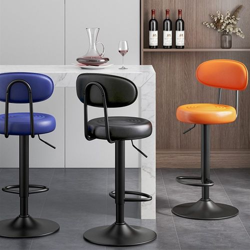 吧台椅家用高脚凳旋转凳子升降前台吧凳收银台高椅子商用圆凳转椅