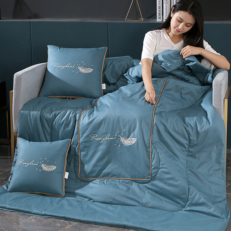 抱枕被子两用全棉午睡枕头被汽车载内靠枕办公室折叠毯二合一春秋,居家布艺,抱枕被,淘宝优惠券,粉丝福利购,淘宝优惠卷