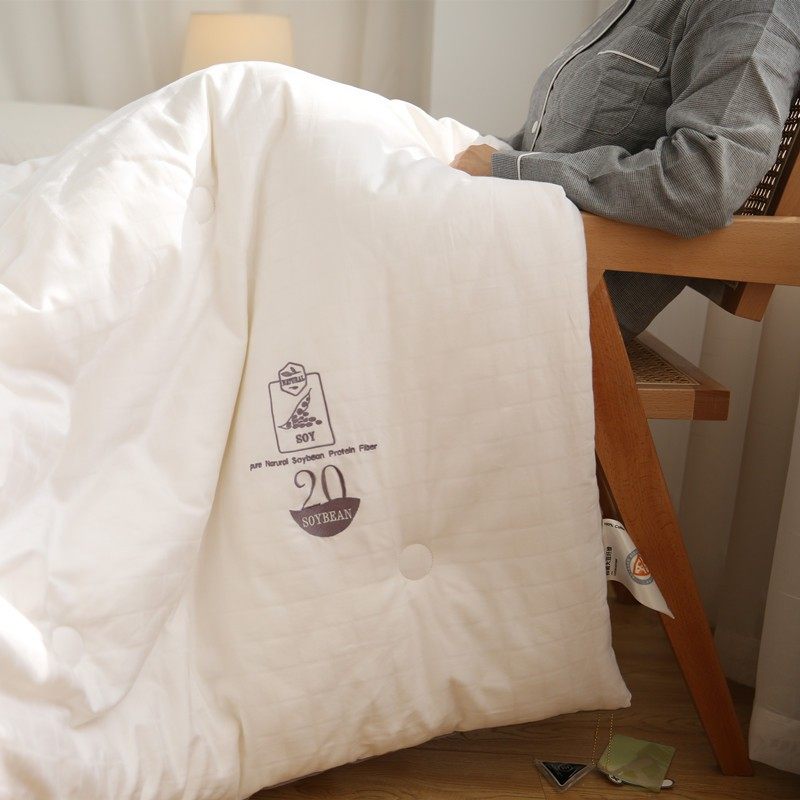 大豆纤维被纯棉被子冬被被芯加厚保暖春秋单人冬季全棉太空棉被心,床上用品,化纤被,淘宝优惠券,粉丝福利购,淘宝优惠卷