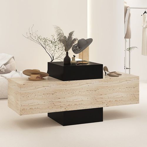 中岛展示台女装店鞋包店洞石流水台饰品中间摆放陈列服装店中岛桌