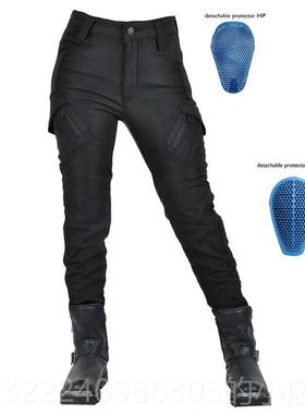 正品VOLER 机冬季防摔O车行裤 防水加绒加厚防风高腰机车防摔裤骑