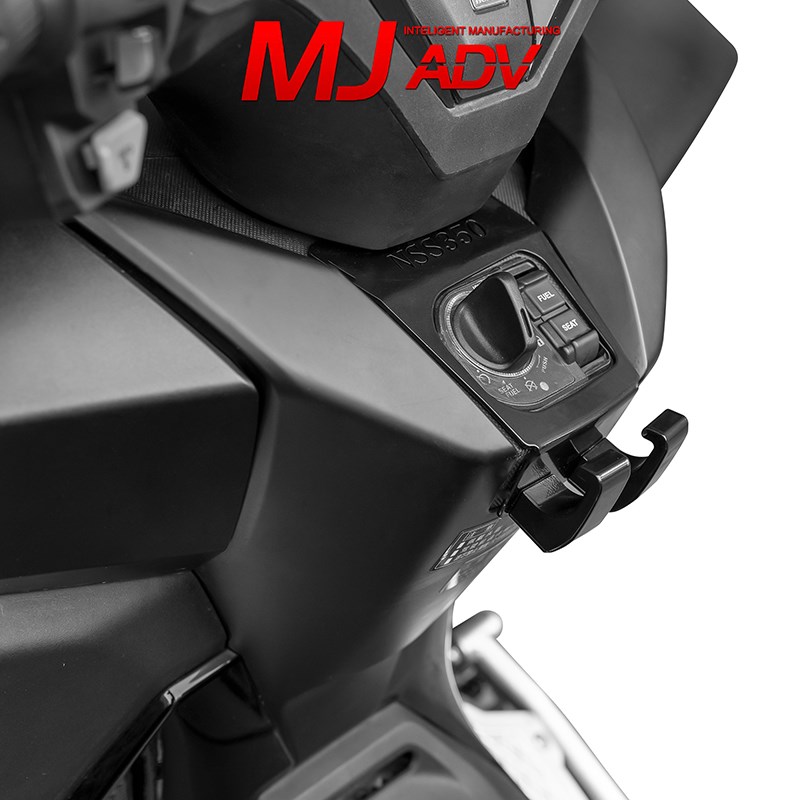 适用本田佛沙NSS350置物挂钩FORZA300改装配件不锈钢头盔水杯挂钩
