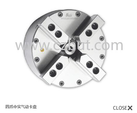 常州比优特BYT四爪中实气动卡盘BK160SQ-4,BK200SQ-4,BK250SQ-4